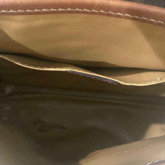 AS IS - CELINE Macadam Canvas Bag PVC Brown Authentic - Picture 8 of 16